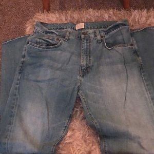 Men’s style bootcut jeans